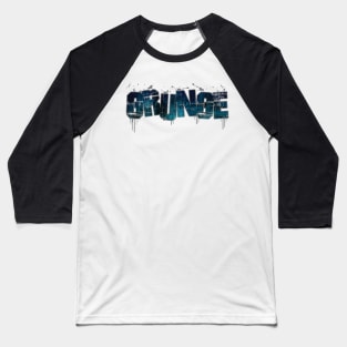 Grunge Music Design Baseball T-Shirt